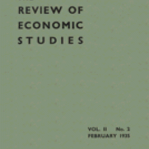 The Review of Economic Studies cover